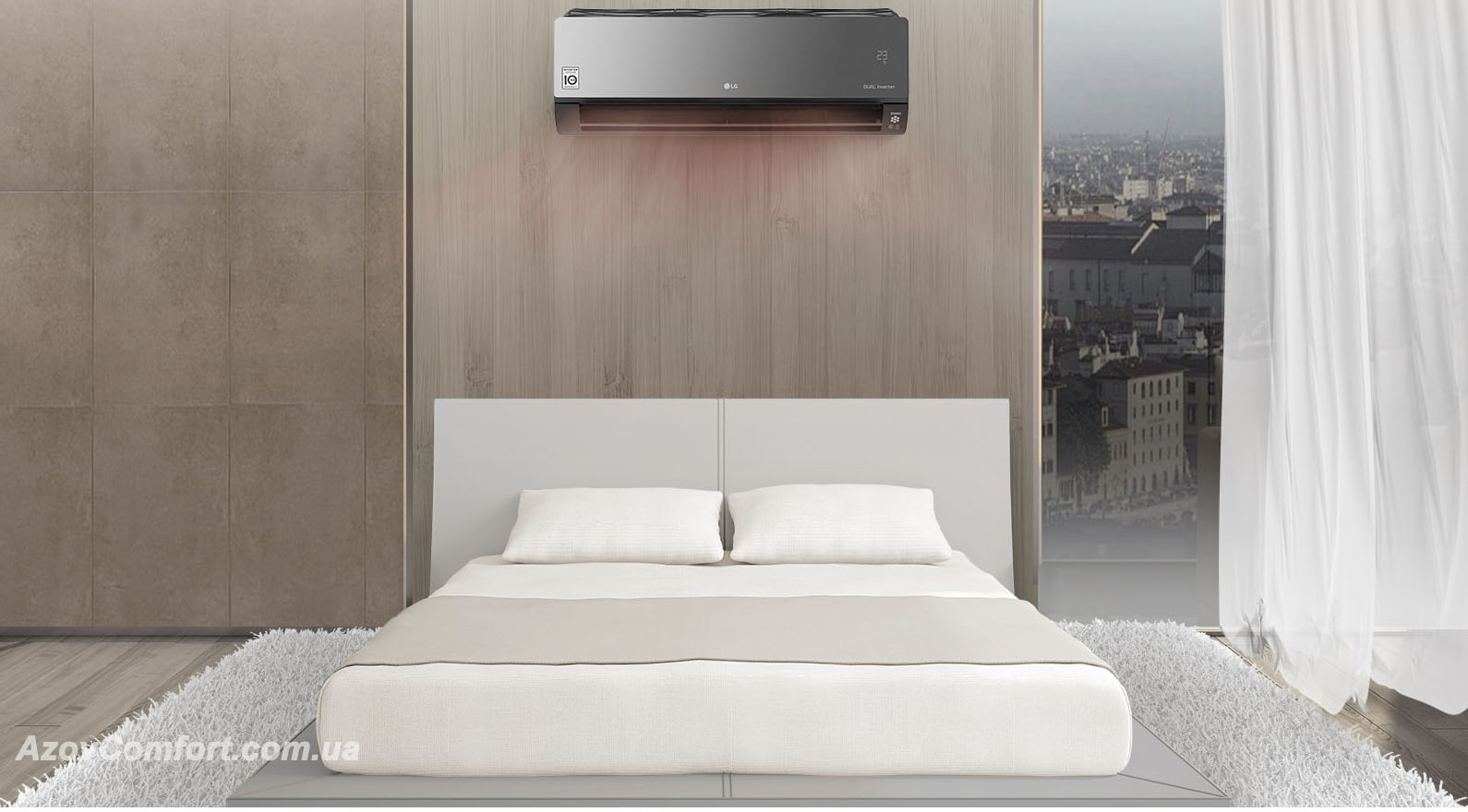 Кондиционер LG AC09BQ серии ARTCOOL Mirror до 30 м2- купить в Киеве, Днепре, Мариуполе, Одессе, Запорожье, Харькове, Львове, Бердянске, Черкассах, Черновцах, Николаеве, Херсоне, Краматорске, Бердянске 